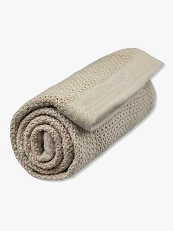 Vinter & Bloom Soft Grid Viltti, Pebble Greige – kuva 5/8