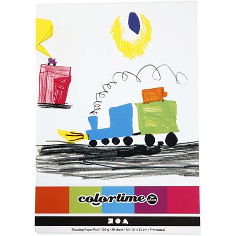 Creativ Company Drawing Pad White A4 120gr 50 Sheets