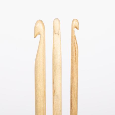 Basic Virkkuukoukku Koivu 15 cm Drops