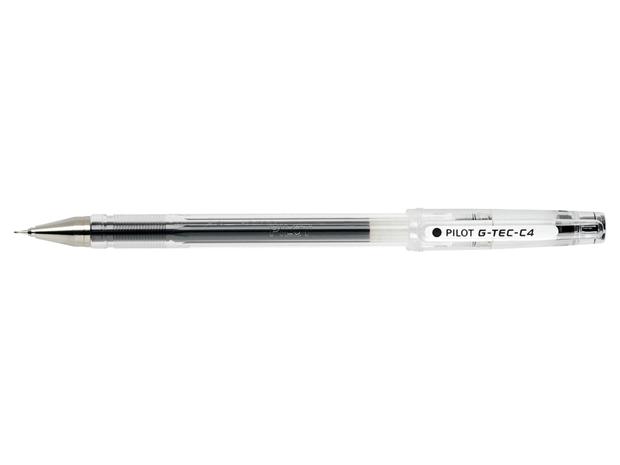 G-Tec-C4 geeli musta 0,2 mm Pilot