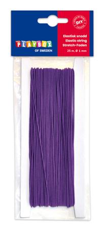 Elastinen lanka liila 1 mm Playbox – kuva 2/3
