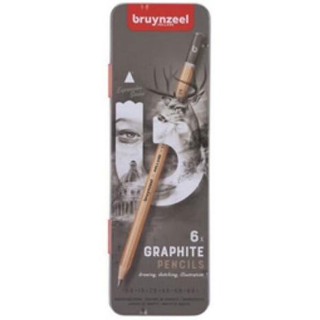 Bruynzeel Expression Grafiittikynät 6-setti