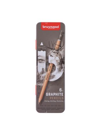 Bruynzeel Expression Grafiittikynät 6-setti