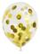 Ballonger Confetti Guld 6-pack – kuva 2