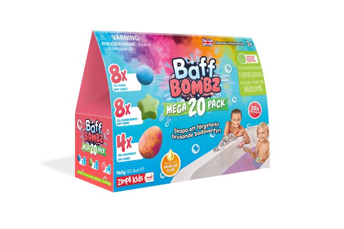 Zimpli Kids Baff Bombz Mega Pack