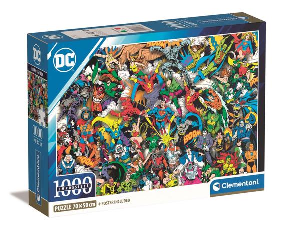 Palapelit 1000 elementtiä Compact DC Comics Justice League