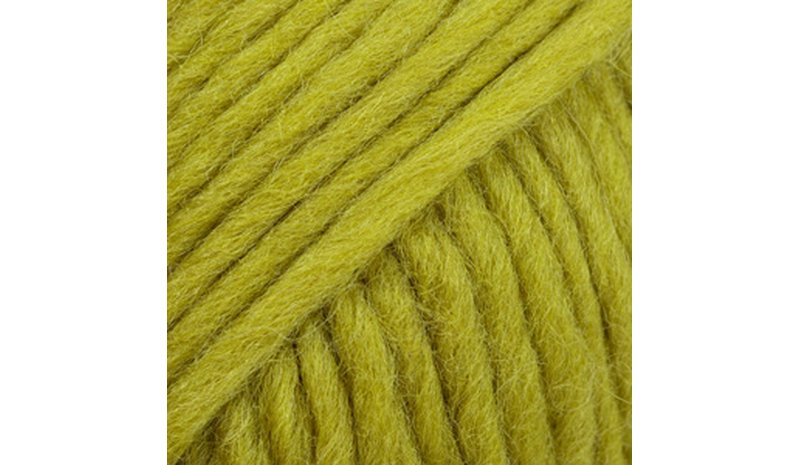 Snow Uni Colour Ullgarn 50g Bright Olive (115) Drops