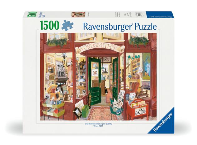 Wordsmith's Bookshop Palapelit 1500 palaa, Ravensburger