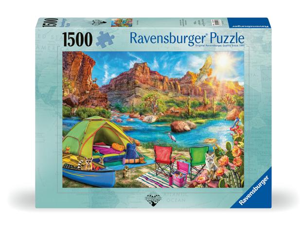 Palapelit Canyon Camping 1500 palaa, Ravensburger