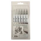 ZIG Clean Color Real Brush 6-set Cool gray