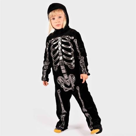 Naamiaisasu Jumpsuit Skeleton 5-6 vuotta – kuva 5/6