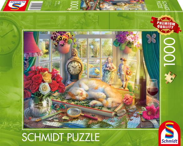 Schmidt Puzzle Time With the Cat 1000p palapeli