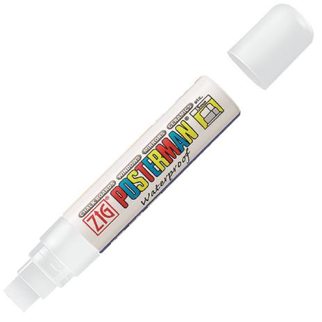 Merkkaustussi Valkoinen ZIG Posterman B&B 15 mm Kuretake Zig