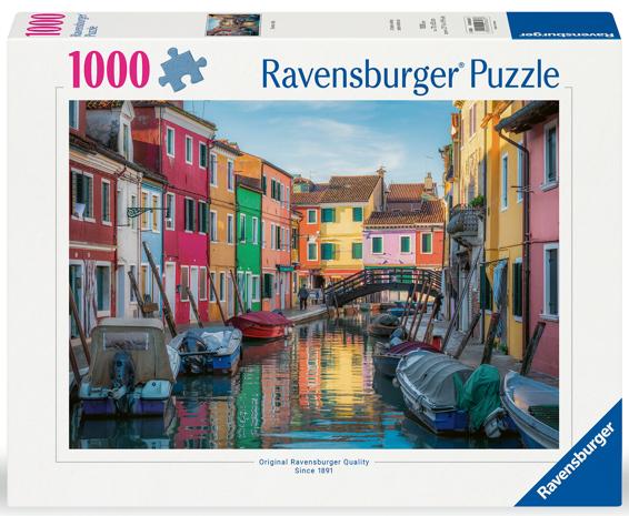 Burano Canal, Venice Palapelit 1000 palaa, Ravensburger