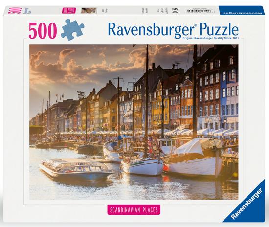Pussel Sunset In Copenhagen 500 bitar, Ravensburger