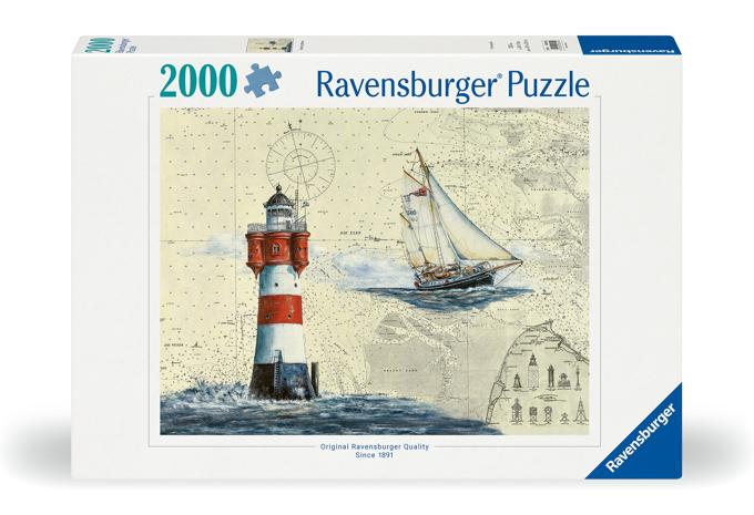 Pussel Romantic Lighthouse 2000 bitar, Ravensburger