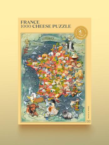 Water and Wines - Cheese Puzzle Palapeli Ranska 1000 palaa