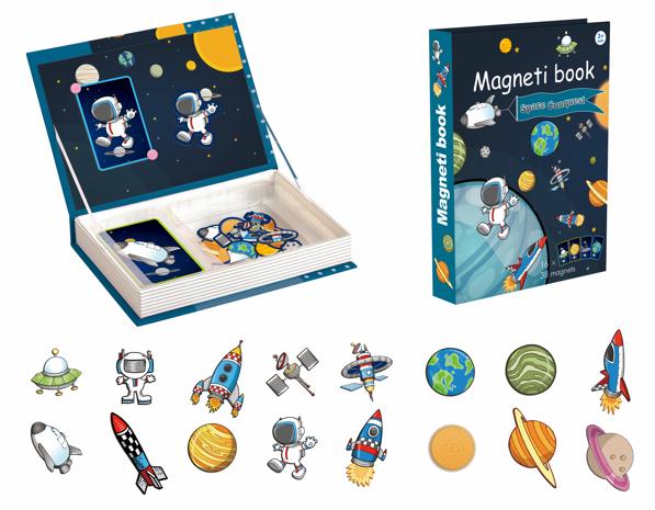 Magneettikirja Space World Suntoy