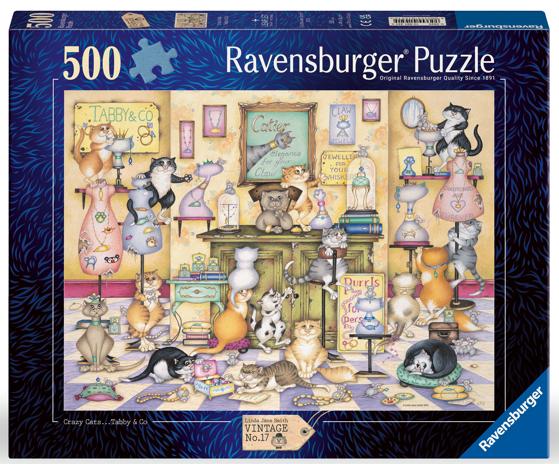 Ravensburger - Crazy Cats Taby & Co. 500p (12001451)
