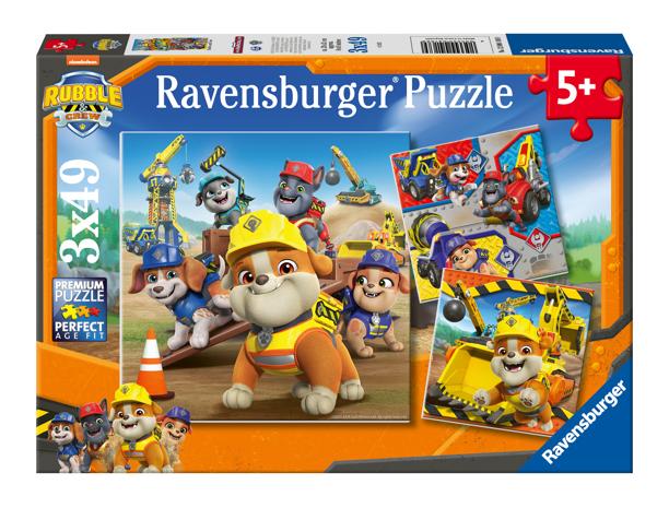 Ravensburger Rubble & Crew Work Vechicles 3x49p palapeli – kuva 7/8