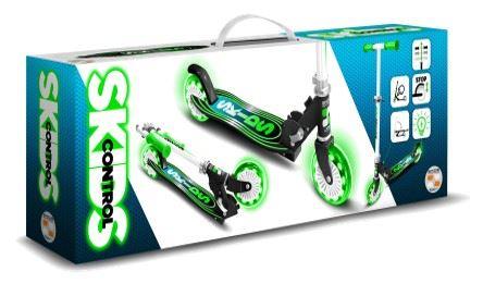 Stamp Foldable scooter with light up wheels