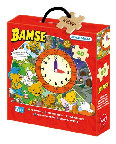Kärnan Palapeli Bamse Kello 40