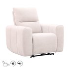 Recliner-nojatuoli Ödmark sähköisellä mekanismilla - vaaleanbeige