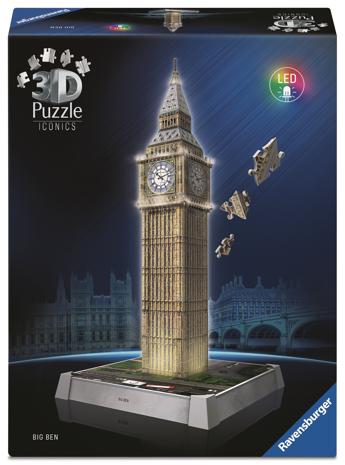 Ravensburger Big Ben Light Up 3D Puzzle, 216pc 3D Palapeli