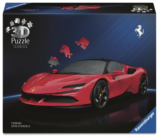 Ravensburger Ferrari Stradale 3D Puzzle, 108pc 3D Palapeli