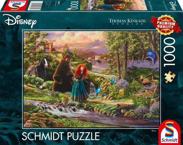 SCHMIDT DISNEY, BRAVE MERIDA 1000P
