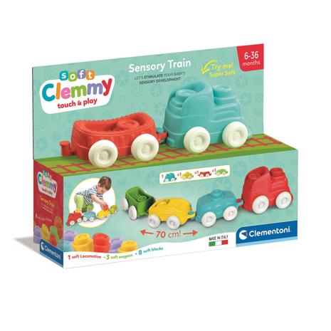 Adlibris Soft Clemmy Sensory Train Clementoni