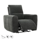 Recliner-nojatuoli Ödmark sähköisellä mekanismilla - harmaa