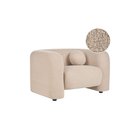 Nojatuoli Leiren - Beige/bouclé