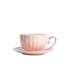 Homla kuppi lautasella Mina, 0,25 l, pinkki