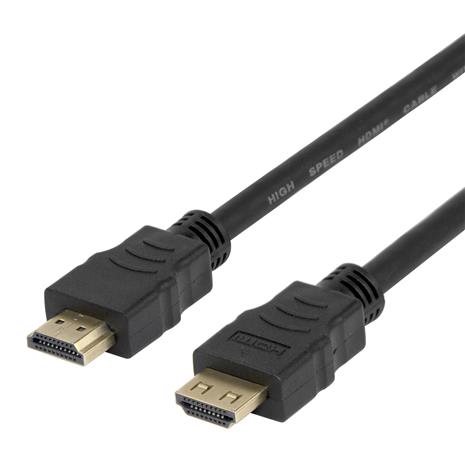 Deltaco High-Speed Flex HDMI Cable Black - 3m