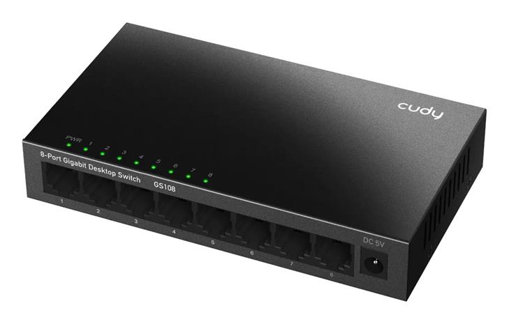 Cudy GS108, kytkin