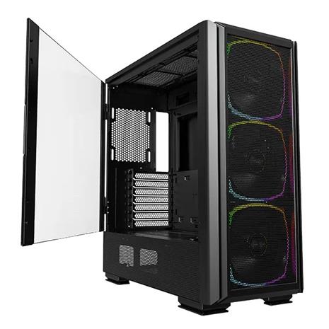 Montech Sky Two GX Black - Midi-tower, E-ATX, 3x ARGB PWM fans – kuva 4/4