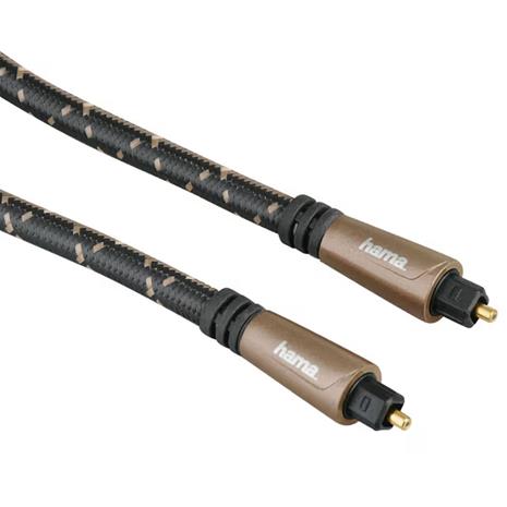 Hama 1.5m Toslink M/M audio cable Brown