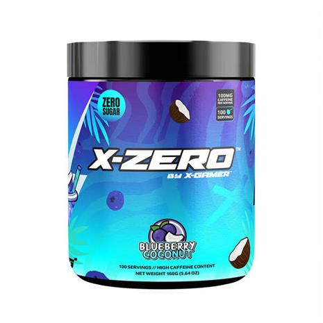X-Gamer X-Zero Blueberry & Coconut - 100 Servings
