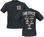One Piece - Straw Hat Crew Skull - T-paita - Miehet - Musta
