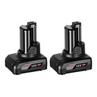 Bosch GBA 12V 2x6,0Ah Professional (1600A00X7M), työkaluakku 2kpl