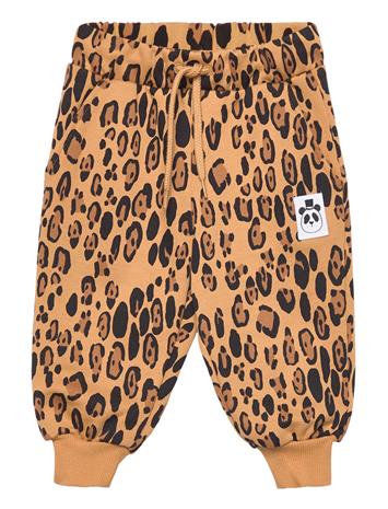 Mini Rodini Basic Leopard Sweatpants Bottoms Sweatpants Multi/patterned Mini Rodini