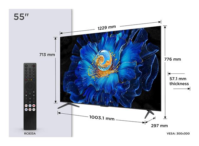 TCL 55C6KS (55"), LED-televisio