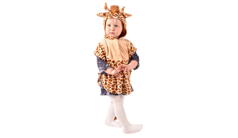 Den goda fen Giraffe Cape - Orange - 92-110