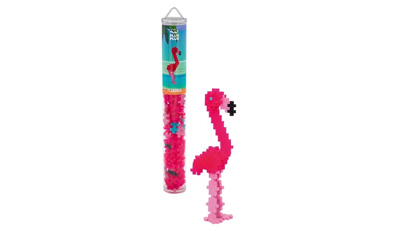 Plus-Plus Flamingo Tube 100 pcs