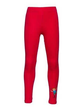 Peppi Pitkätossu Peppi Leggings, Punainen 110