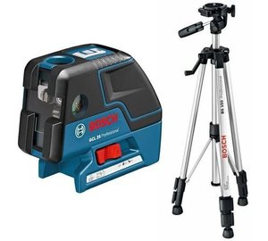 Bosch GCL 25 Professional (0601066B01) 4xAA, yhdistelmälaser + jalusta