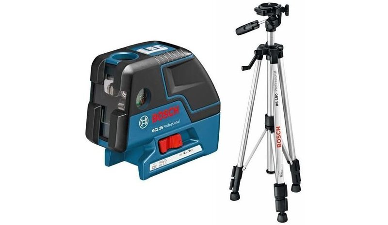 Bosch GCL 25 Professional (0601066B01) 4xAA, yhdistelmälaser + jalusta
