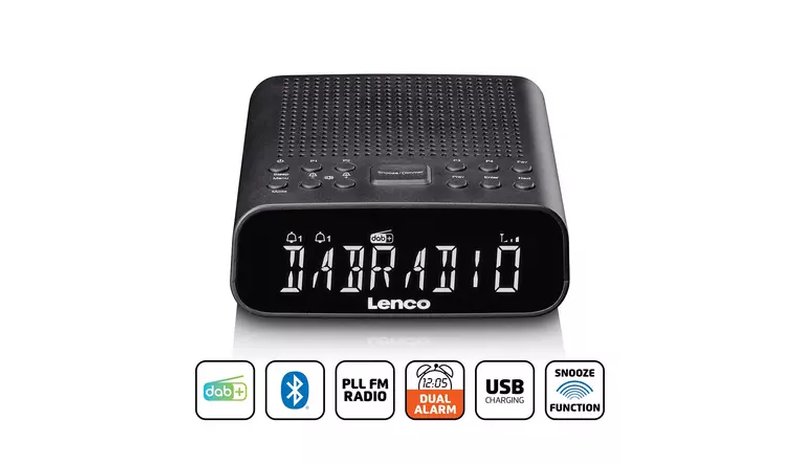 DAB-FM-kelloradio Bluetooth:llä