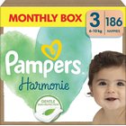 Pampers Harmonie -vaipat, koko 3 (6-10 kg), 186 kpl.